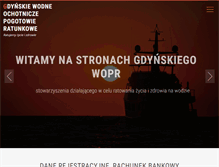 Tablet Screenshot of gdynskiewopr.org